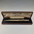 British Vintage Yard O Red Rolled Gold Round Axis Propulsion Pencil in Case